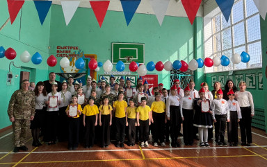 во всех школах муниципалитета прошел конкурс «Смотр строя и песни» - фото - 6